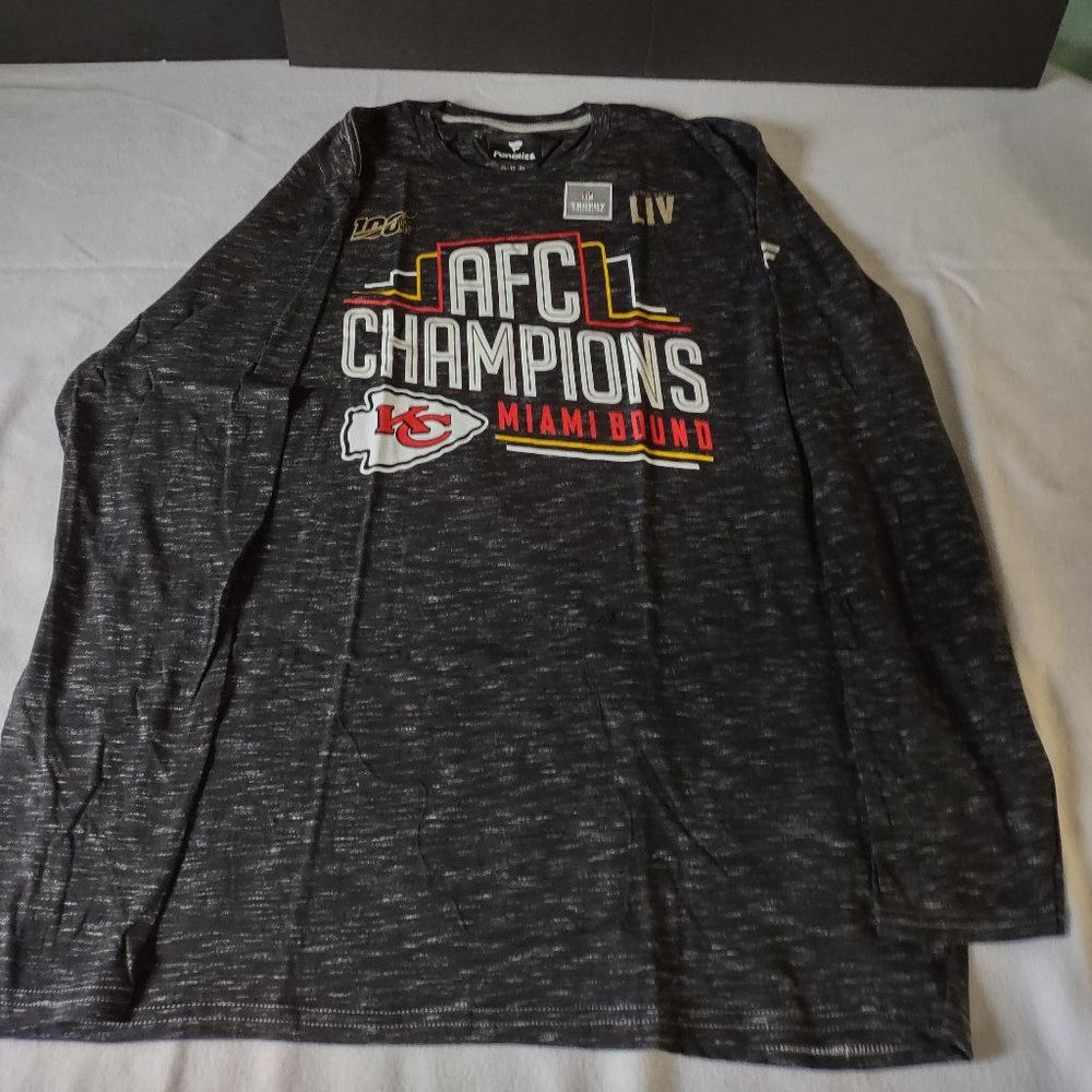 FANATICS MEN'S KC CHIEFS  LONG SLEEVE SHIRT XL